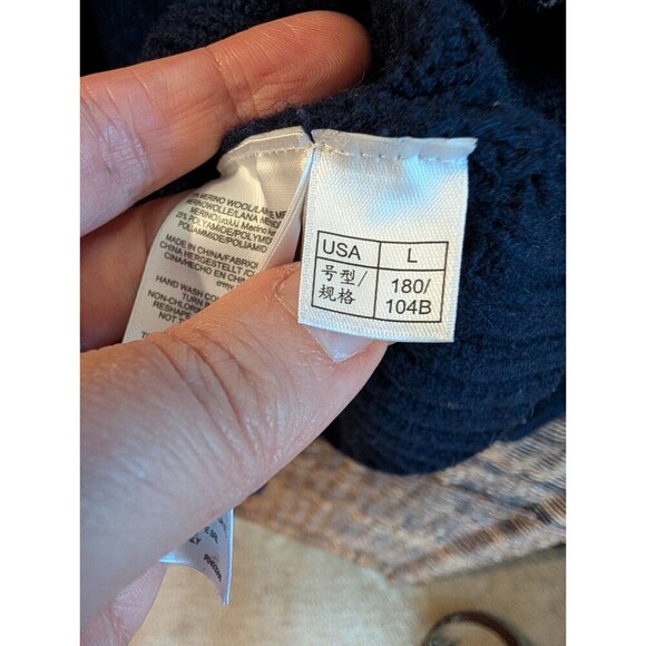 Brooks Brothers Red Fleece Wool Cardigan Sweater Full Zip Up Front Men's Large - Picture 10 of 10